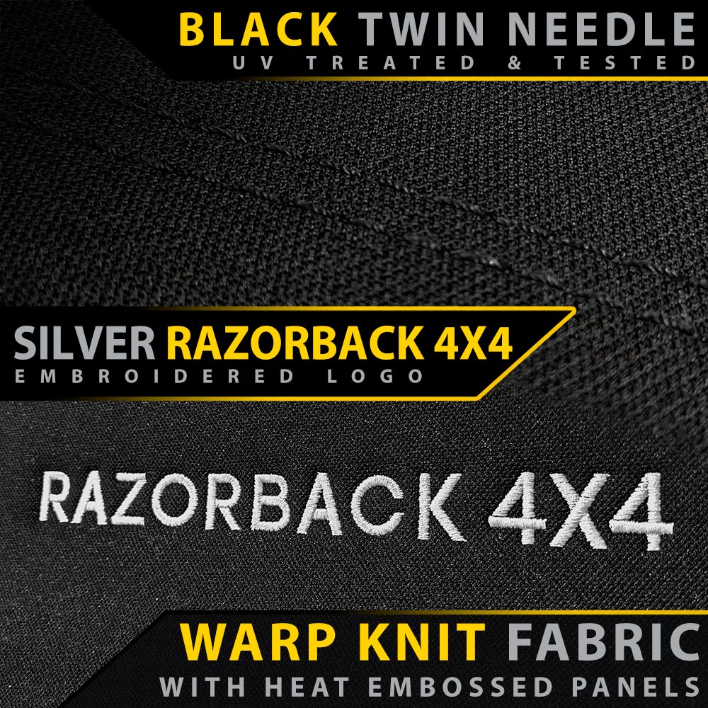 Razorback 4x4 - Toyota Landcruiser 76 Series - VDJ76R - GP6 Premium Neoprene 2x Front Seat Covers (Made to Order) - Image 12