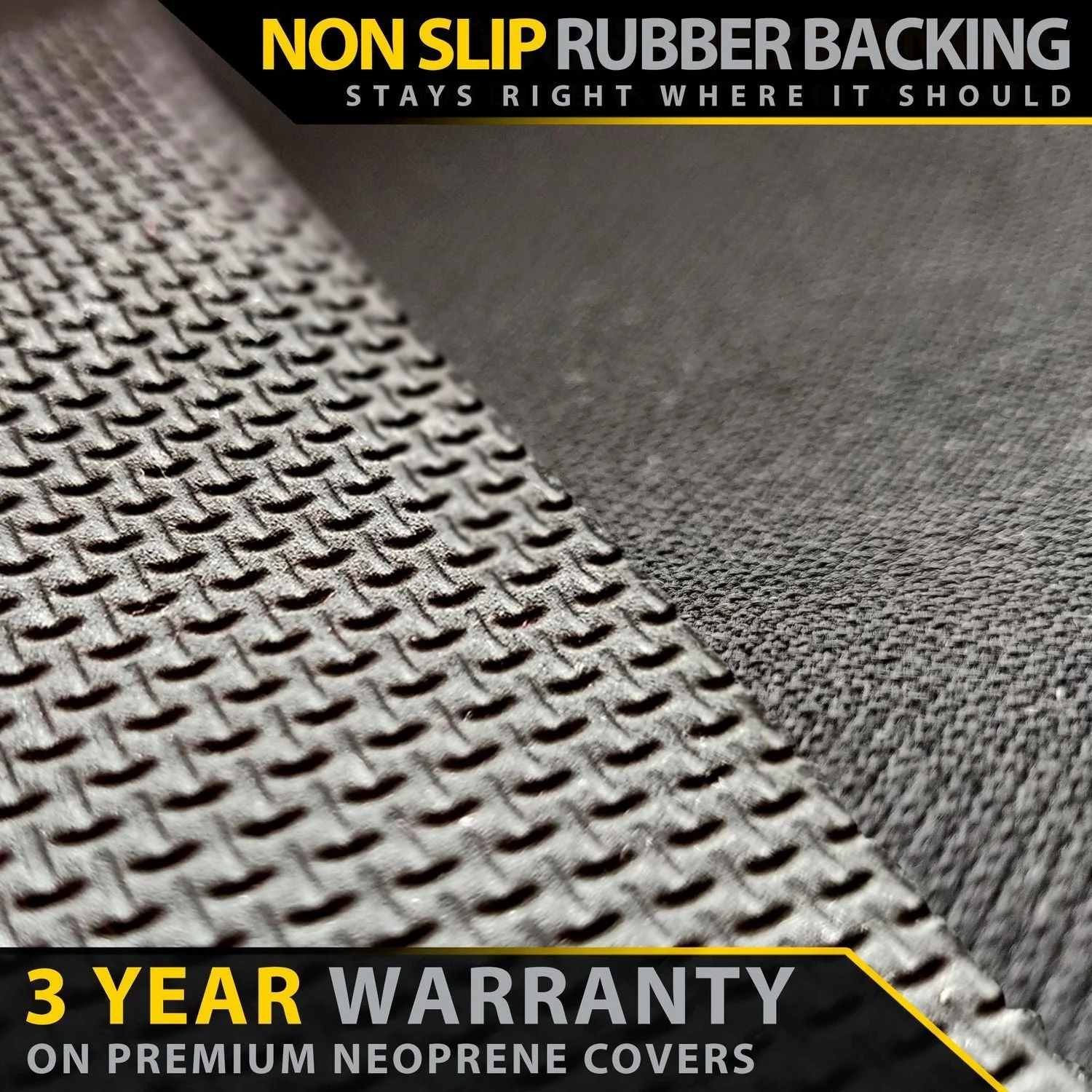 Razorback 4x4 - Toyota Landcruiser 76 Series - VDJ76R - GP6 Premium Neoprene 2x Front Seat Covers (Made to Order) - Image 4