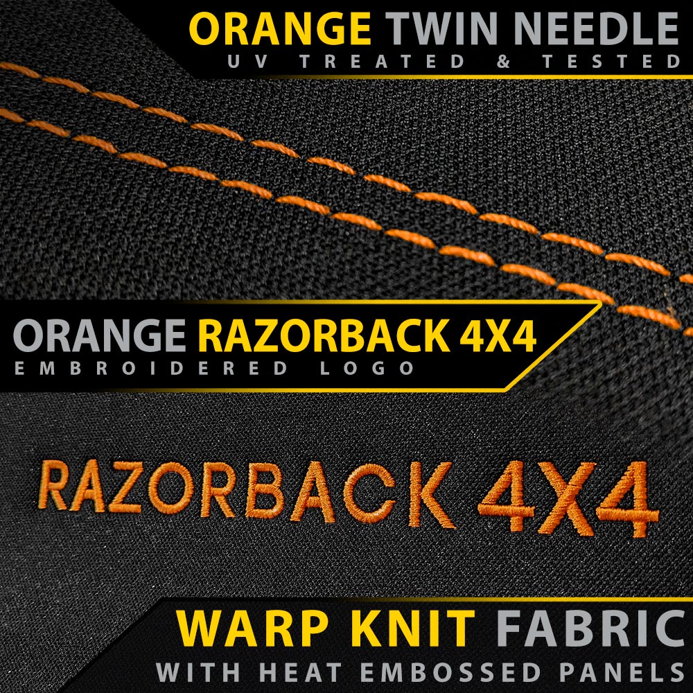 Razorback 4x4 - Toyota Landcruiser 76 Series - VDJ76R - GP4 Neoprene Rear Row Seat Covers (Available) - Image 18