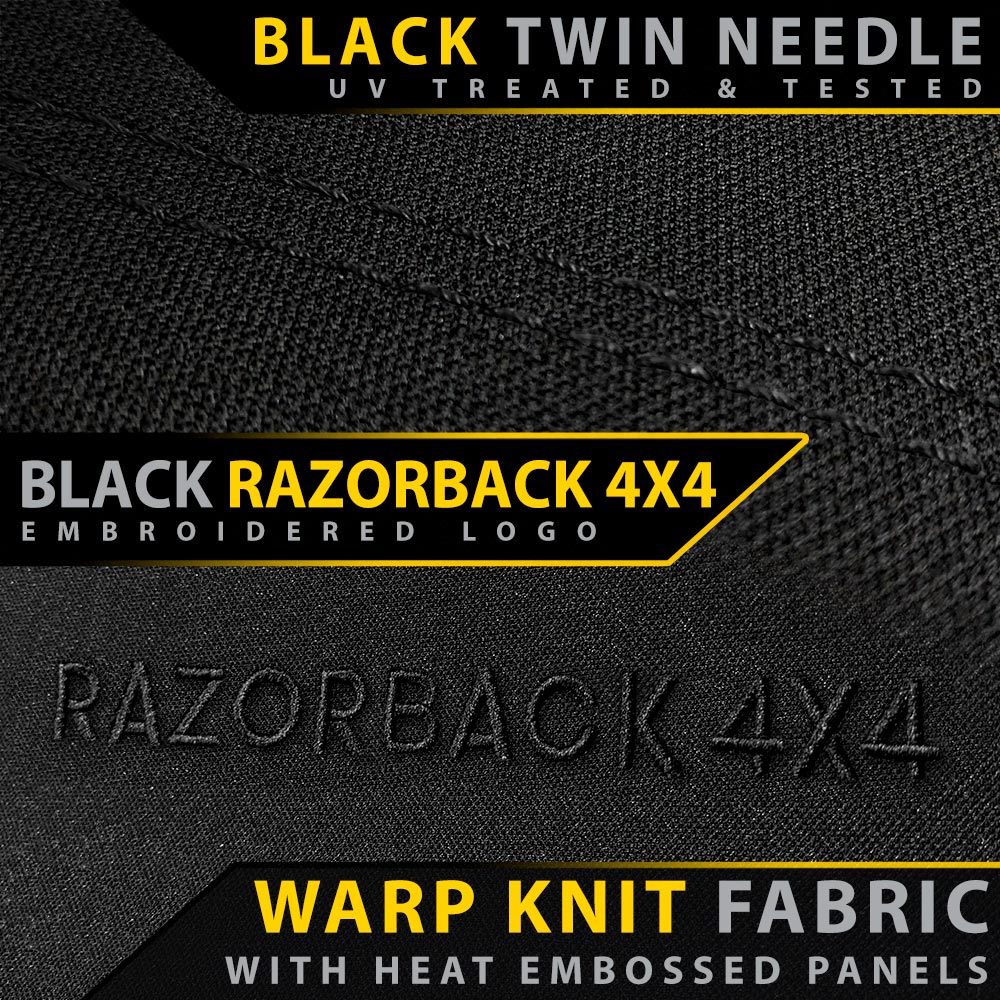 Razorback 4x4 - Toyota Landcruiser 76 Series - VDJ76R - GP4 Neoprene Rear Row Seat Covers (Available) - Image 24