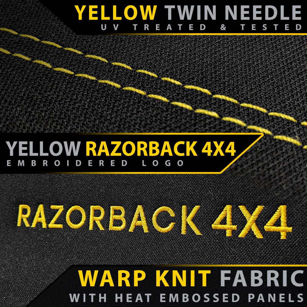 Razorback 4x4 - Toyota Landcruiser 78 Series - GP6 Premium Neoprene Rear Row Seat Covers (Made to Order) - Image 19