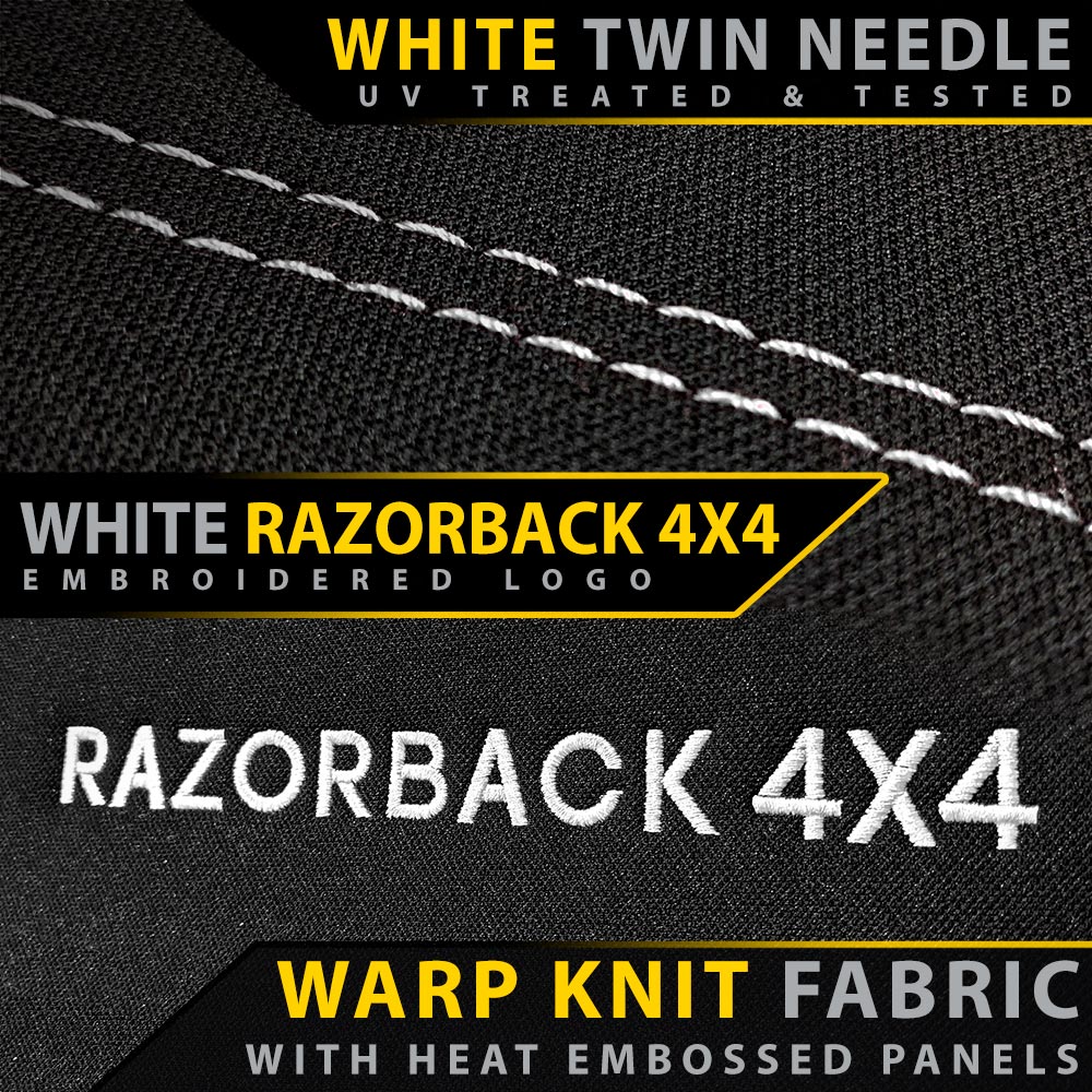 Razorback 4x4 - Toyota Landcruiser 78 Series - GP6 Premium Neoprene Rear Row Seat Covers (Made to Order) - Image 23