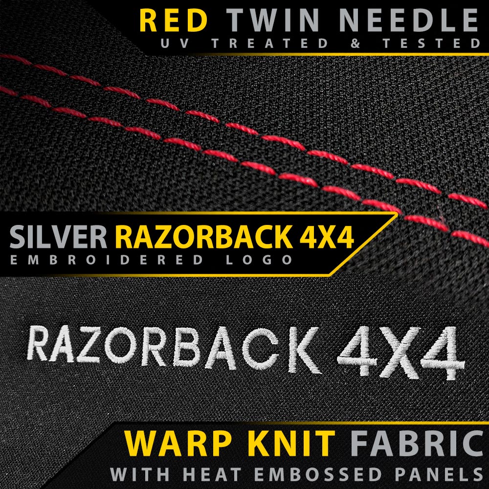 Razorback 4x4 - Toyota Landcruiser 78 Series - GP6 Premium Neoprene Rear Row Seat Covers (Made to Order) - Image 7