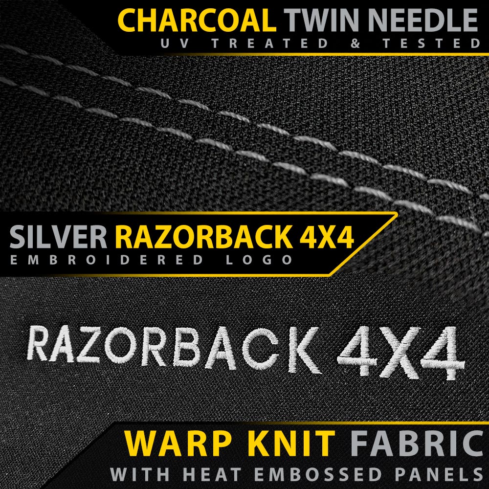 Razorback 4x4 - Toyota Landcruiser 78 Series - GP6 Premium Neoprene Rear Row Seat Covers (Made to Order) - Image 8